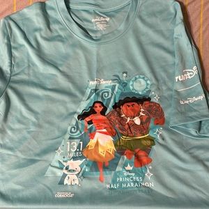 RunDisney 2023 Princess Half Marathon Finisher Shirt 13.1 Mile with Moana